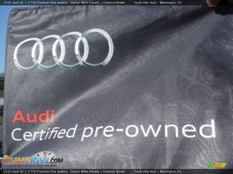 2015 Audi Q5 2.0 TFSI Premium Plus quattro Glacier White Metallic / Chestnut Brown Photo #4