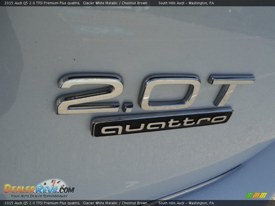2015 Audi Q5 2.0 TFSI Premium Plus quattro Glacier White Metallic / Chestnut Brown Photo #15