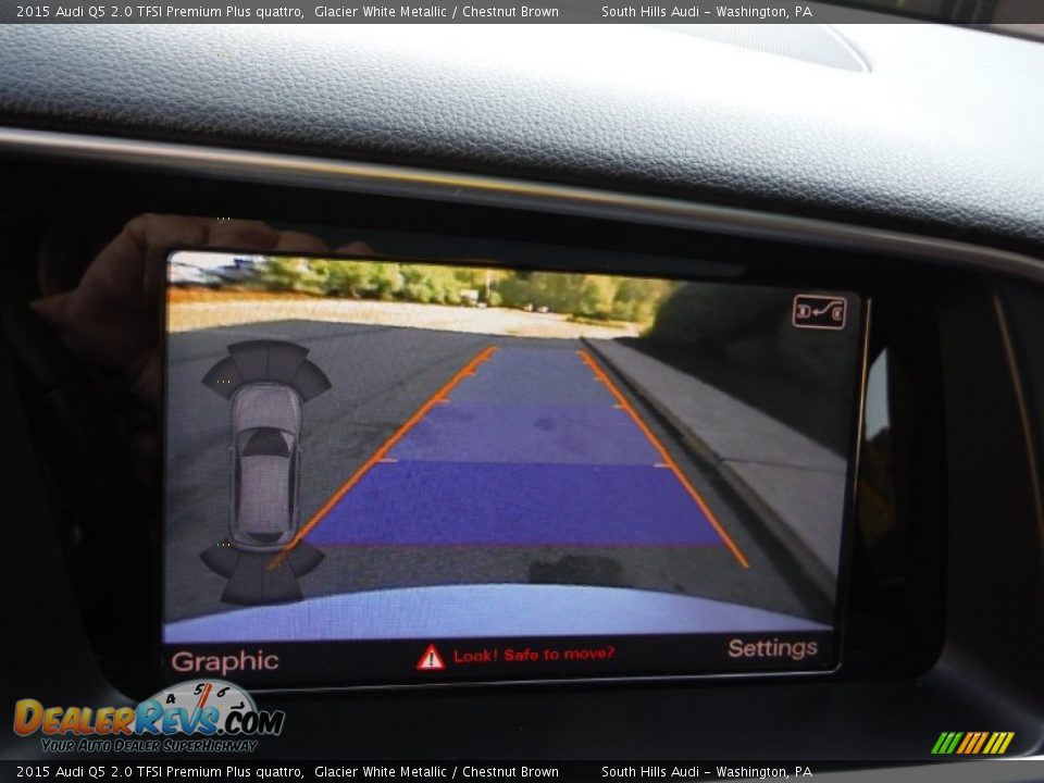 2015 Audi Q5 2.0 TFSI Premium Plus quattro Glacier White Metallic / Chestnut Brown Photo #25
