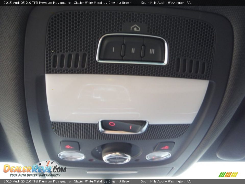2015 Audi Q5 2.0 TFSI Premium Plus quattro Glacier White Metallic / Chestnut Brown Photo #28