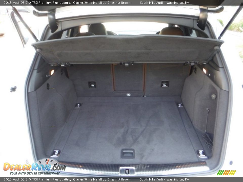 2015 Audi Q5 2.0 TFSI Premium Plus quattro Glacier White Metallic / Chestnut Brown Photo #31