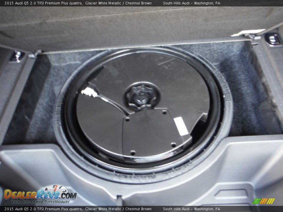 2015 Audi Q5 2.0 TFSI Premium Plus quattro Glacier White Metallic / Chestnut Brown Photo #33