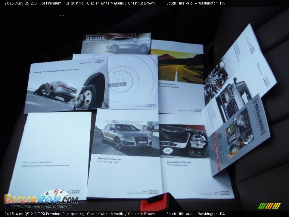 2015 Audi Q5 2.0 TFSI Premium Plus quattro Glacier White Metallic / Chestnut Brown Photo #36