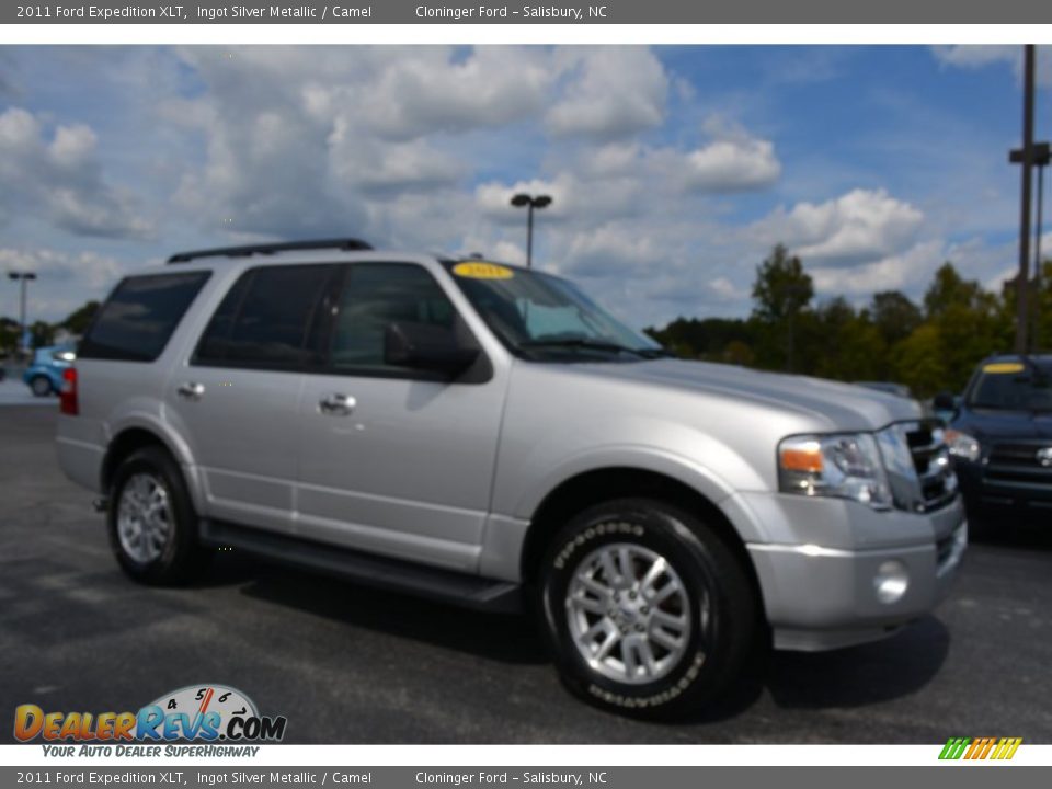 2011 Ford Expedition XLT Ingot Silver Metallic / Camel Photo #1