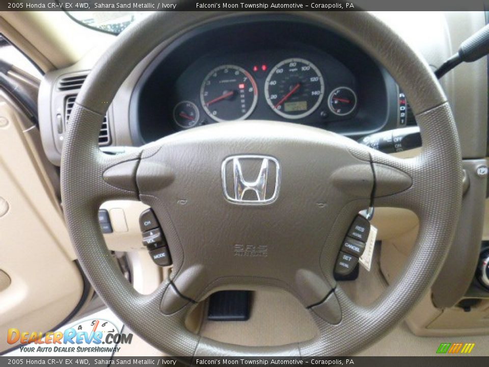 2005 Honda CR-V EX 4WD Sahara Sand Metallic / Ivory Photo #22