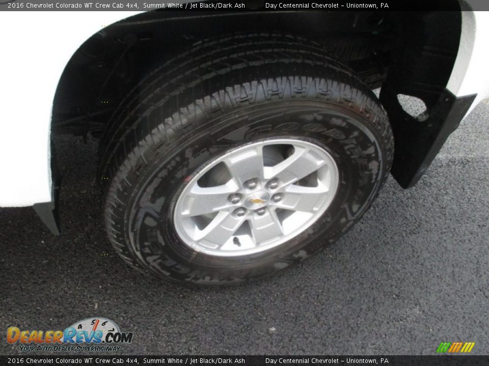 2016 Chevrolet Colorado WT Crew Cab 4x4 Summit White / Jet Black/Dark Ash Photo #3