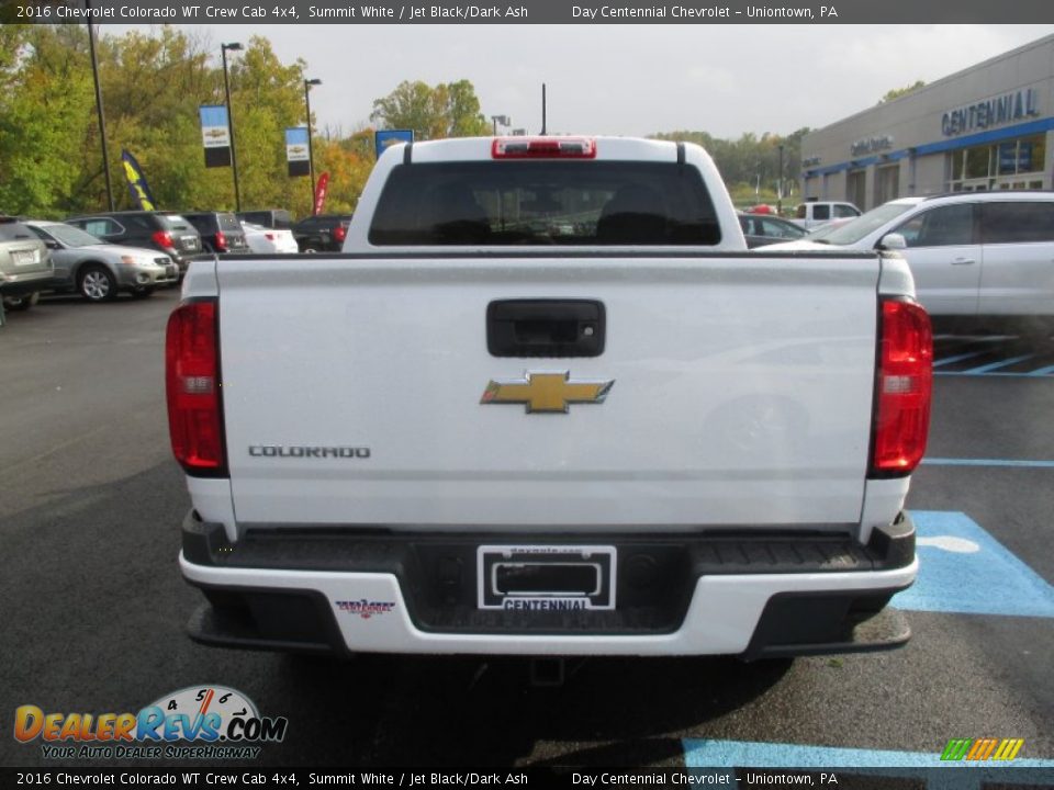 2016 Chevrolet Colorado WT Crew Cab 4x4 Summit White / Jet Black/Dark Ash Photo #5