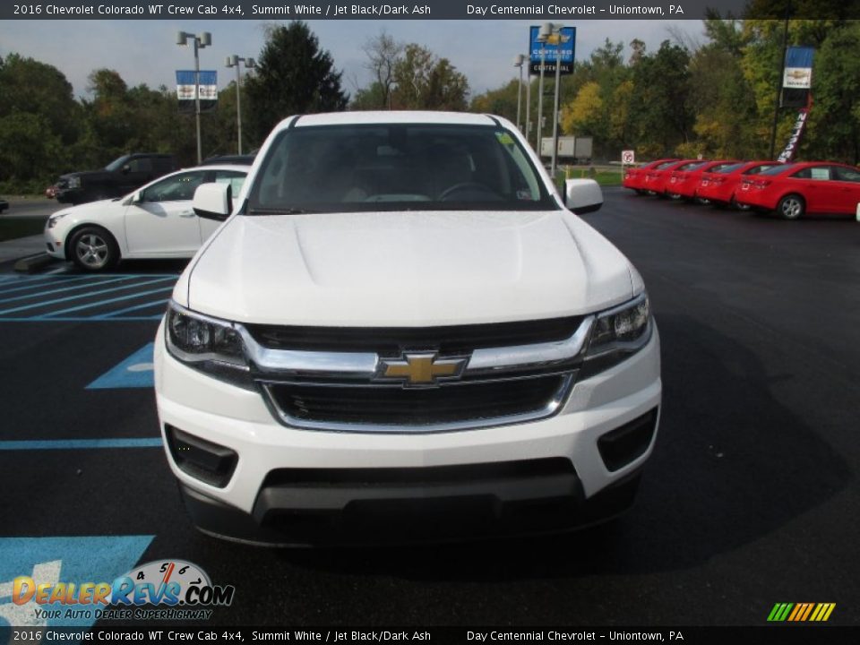 2016 Chevrolet Colorado WT Crew Cab 4x4 Summit White / Jet Black/Dark Ash Photo #10
