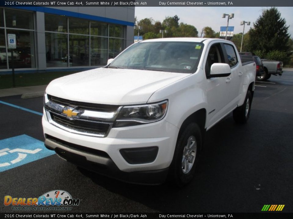 2016 Chevrolet Colorado WT Crew Cab 4x4 Summit White / Jet Black/Dark Ash Photo #11