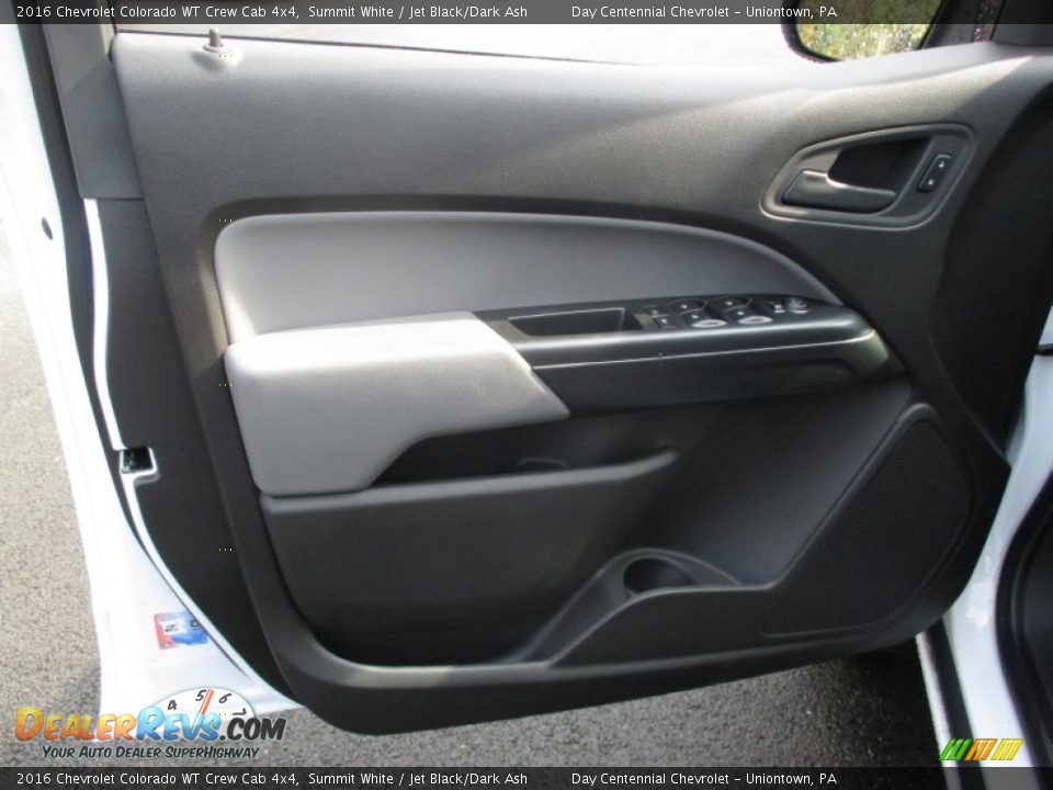 2016 Chevrolet Colorado WT Crew Cab 4x4 Summit White / Jet Black/Dark Ash Photo #12