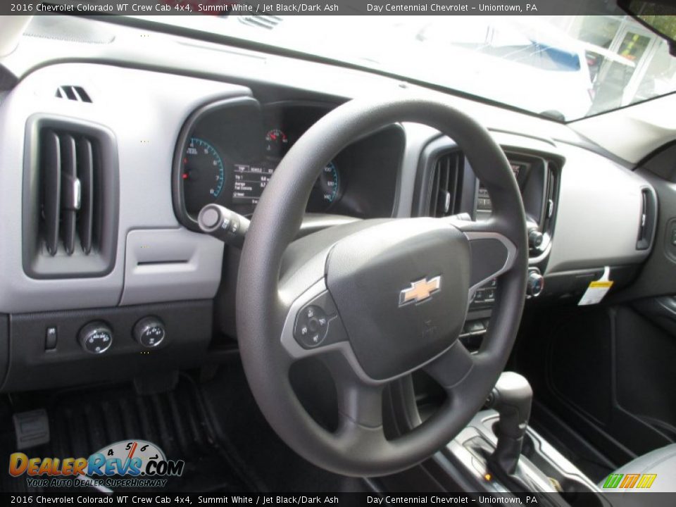 2016 Chevrolet Colorado WT Crew Cab 4x4 Summit White / Jet Black/Dark Ash Photo #15