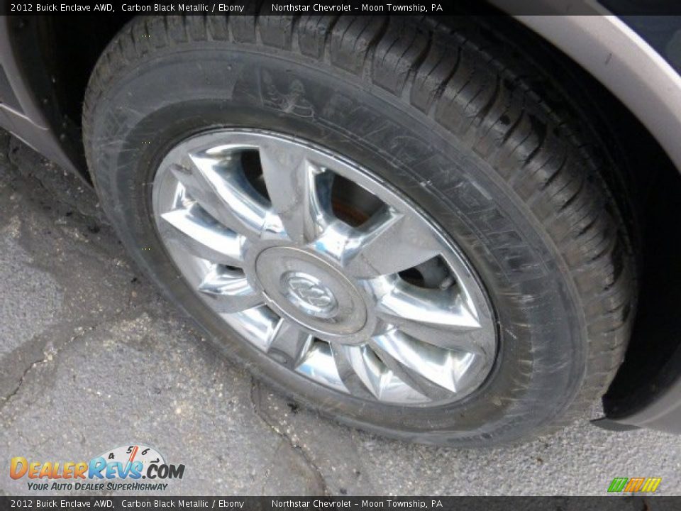 2012 Buick Enclave AWD Carbon Black Metallic / Ebony Photo #9
