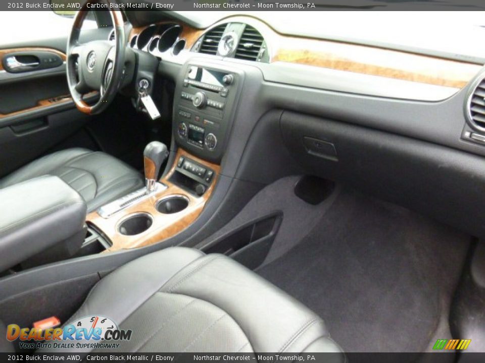 2012 Buick Enclave AWD Carbon Black Metallic / Ebony Photo #11