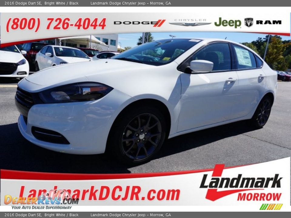 2016 Dodge Dart SE Bright White / Black Photo #1