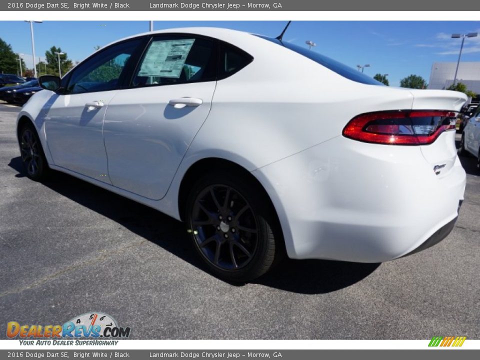 2016 Dodge Dart SE Bright White / Black Photo #2