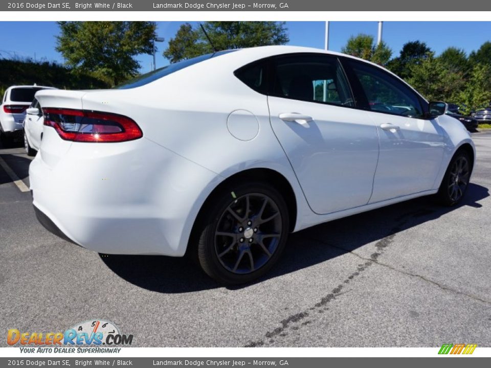 2016 Dodge Dart SE Bright White / Black Photo #3