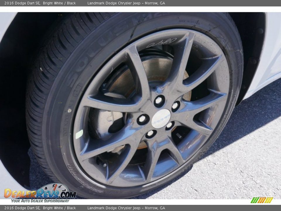 2016 Dodge Dart SE Bright White / Black Photo #5