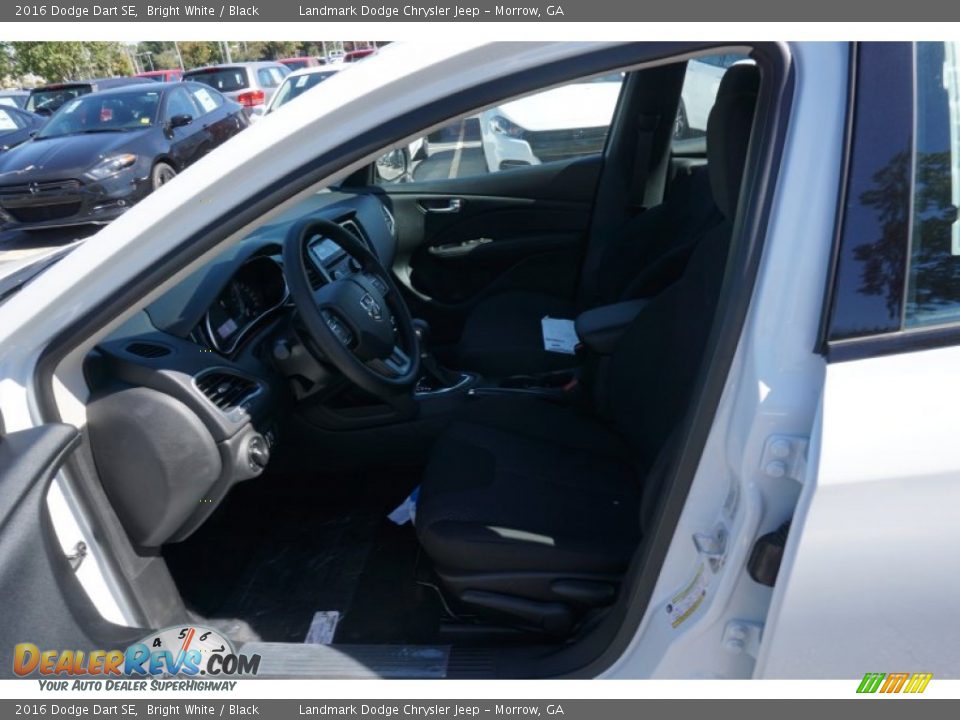 2016 Dodge Dart SE Bright White / Black Photo #6