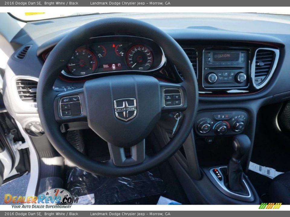 2016 Dodge Dart SE Bright White / Black Photo #7