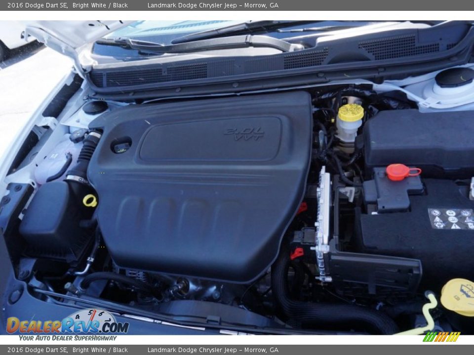 2016 Dodge Dart SE Bright White / Black Photo #8