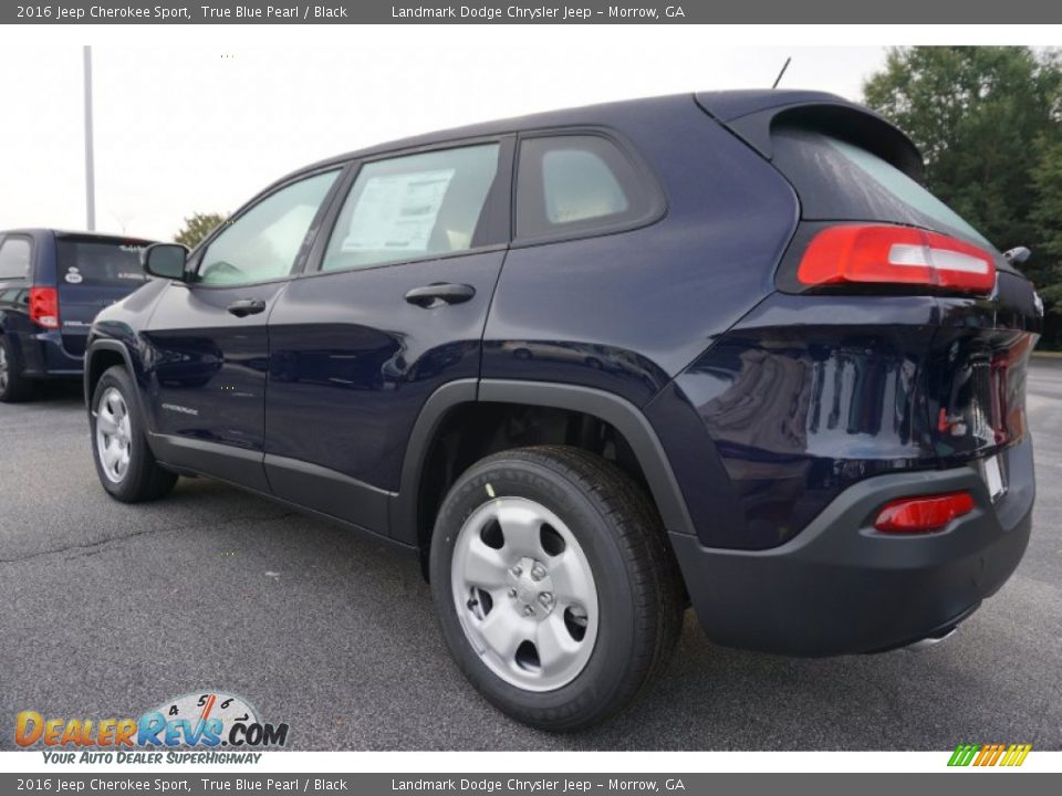 2016 Jeep Cherokee Sport True Blue Pearl / Black Photo #2