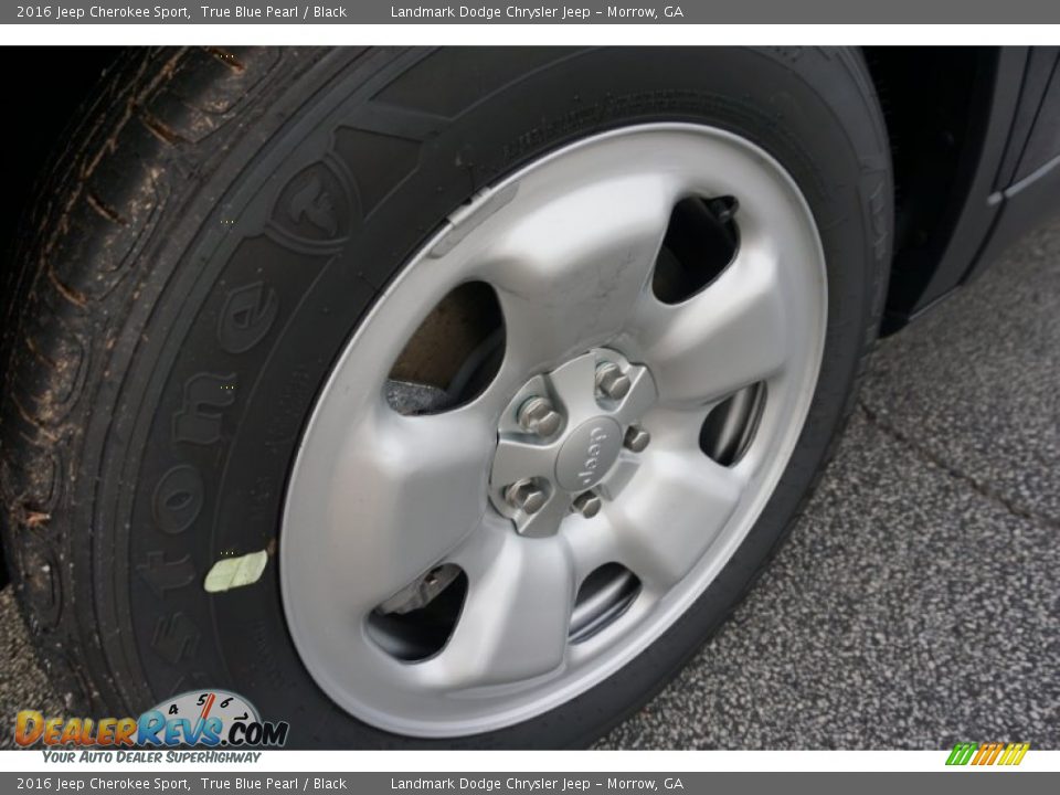 2016 Jeep Cherokee Sport True Blue Pearl / Black Photo #5