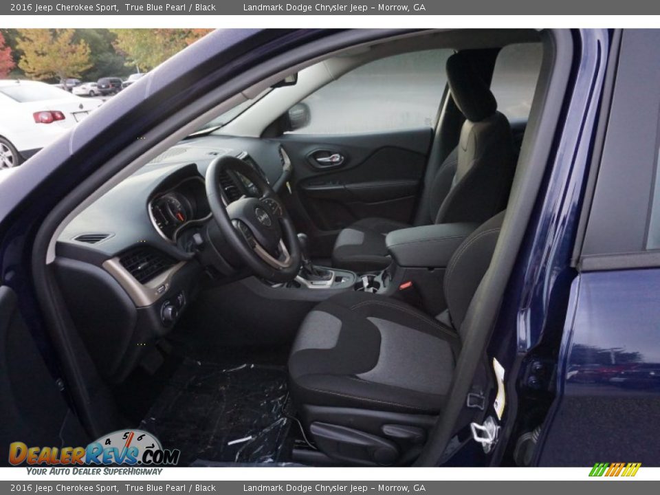 2016 Jeep Cherokee Sport True Blue Pearl / Black Photo #6