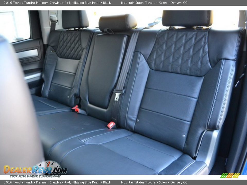 2016 Toyota Tundra Platinum CrewMax 4x4 Blazing Blue Pearl / Black Photo #9