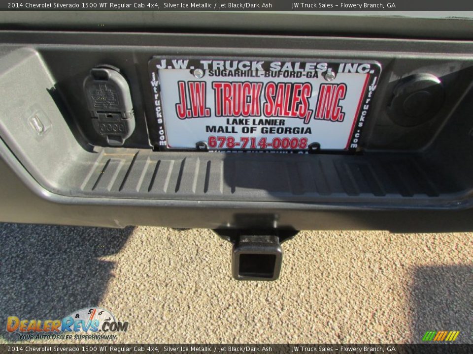 2014 Chevrolet Silverado 1500 WT Regular Cab 4x4 Silver Ice Metallic / Jet Black/Dark Ash Photo #11