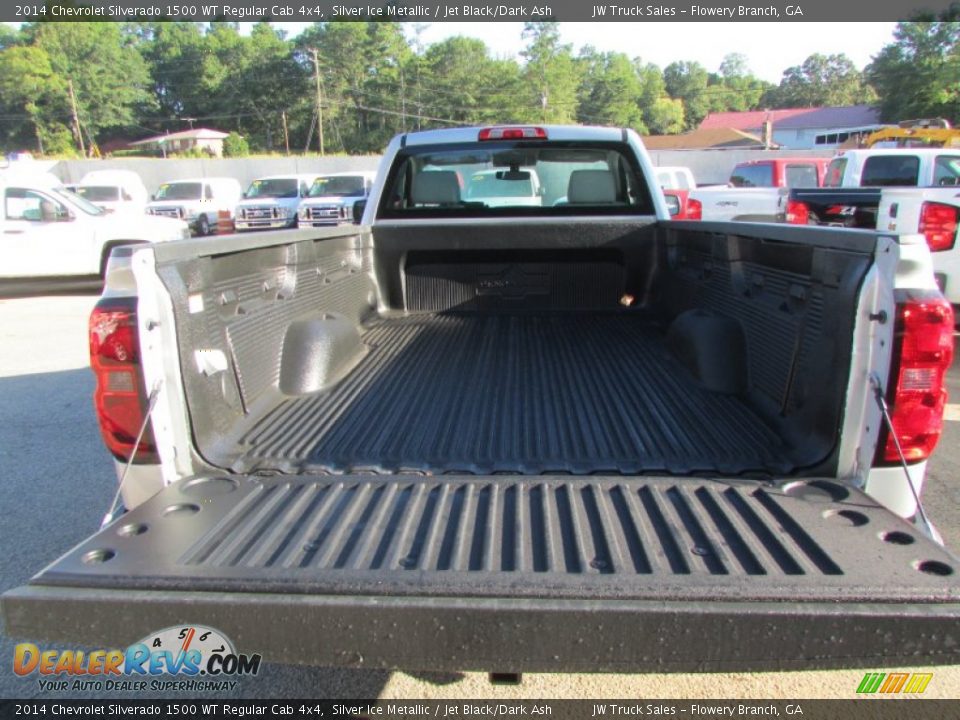 2014 Chevrolet Silverado 1500 WT Regular Cab 4x4 Silver Ice Metallic / Jet Black/Dark Ash Photo #12