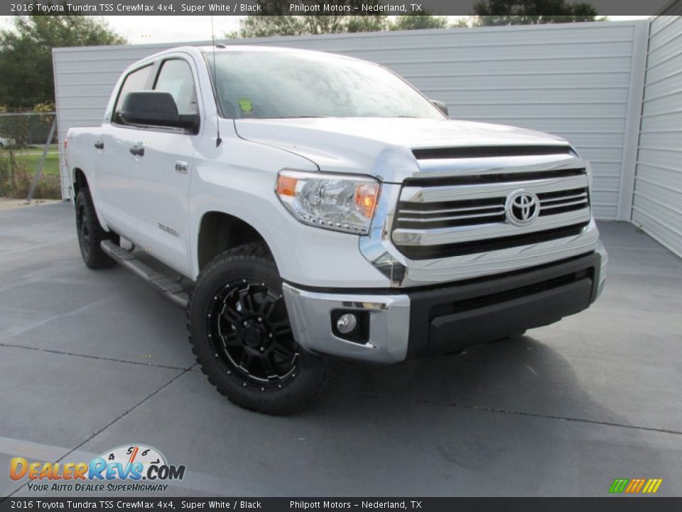 2016 Toyota Tundra TSS CrewMax 4x4 Super White / Black Photo #1