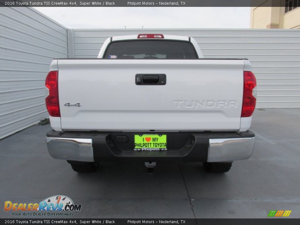 2016 Toyota Tundra TSS CrewMax 4x4 Super White / Black Photo #5
