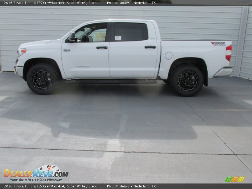 2016 Toyota Tundra TSS CrewMax 4x4 Super White / Black Photo #6