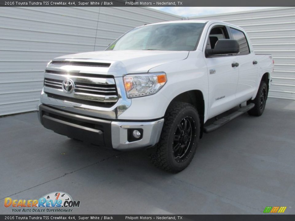 2016 Toyota Tundra TSS CrewMax 4x4 Super White / Black Photo #7