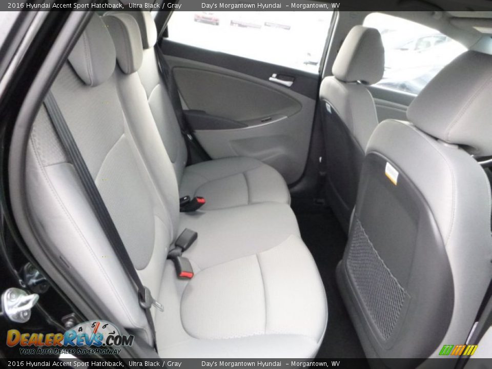 Rear Seat of 2016 Hyundai Accent Sport Hatchback Photo #5