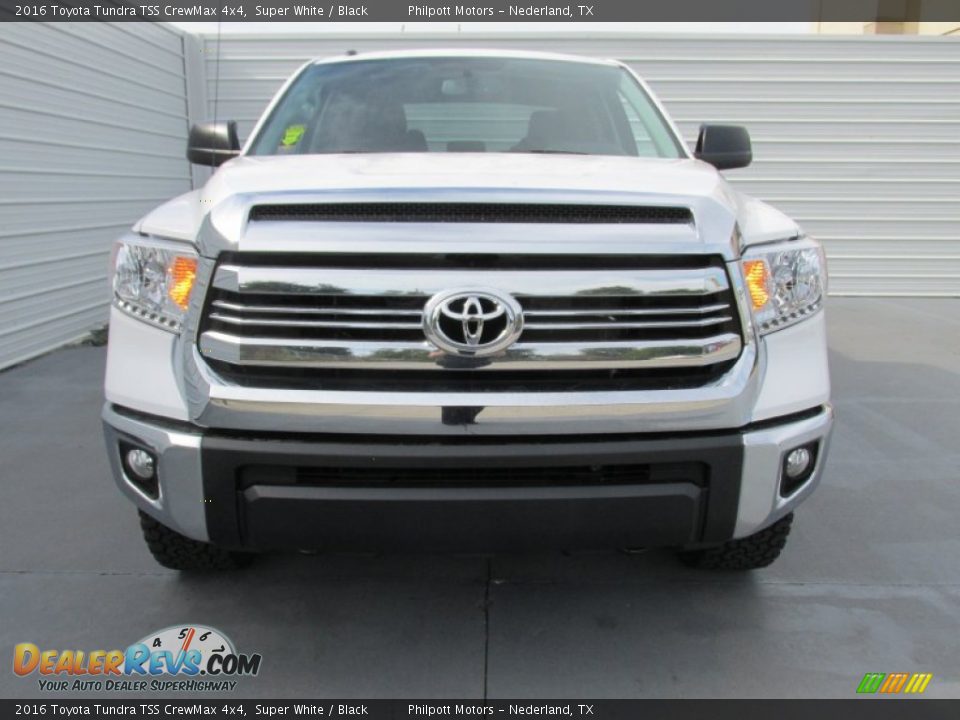 2016 Toyota Tundra TSS CrewMax 4x4 Super White / Black Photo #8