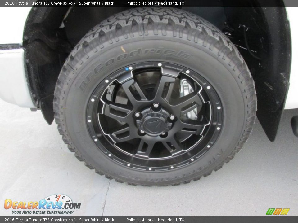 2016 Toyota Tundra TSS CrewMax 4x4 Super White / Black Photo #11