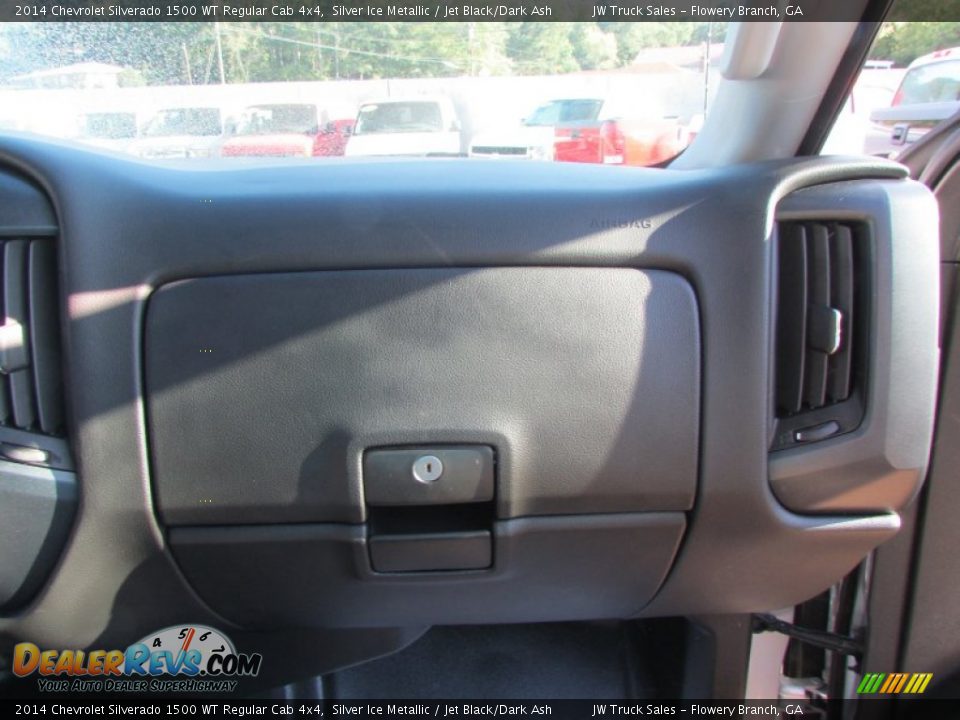2014 Chevrolet Silverado 1500 WT Regular Cab 4x4 Silver Ice Metallic / Jet Black/Dark Ash Photo #22