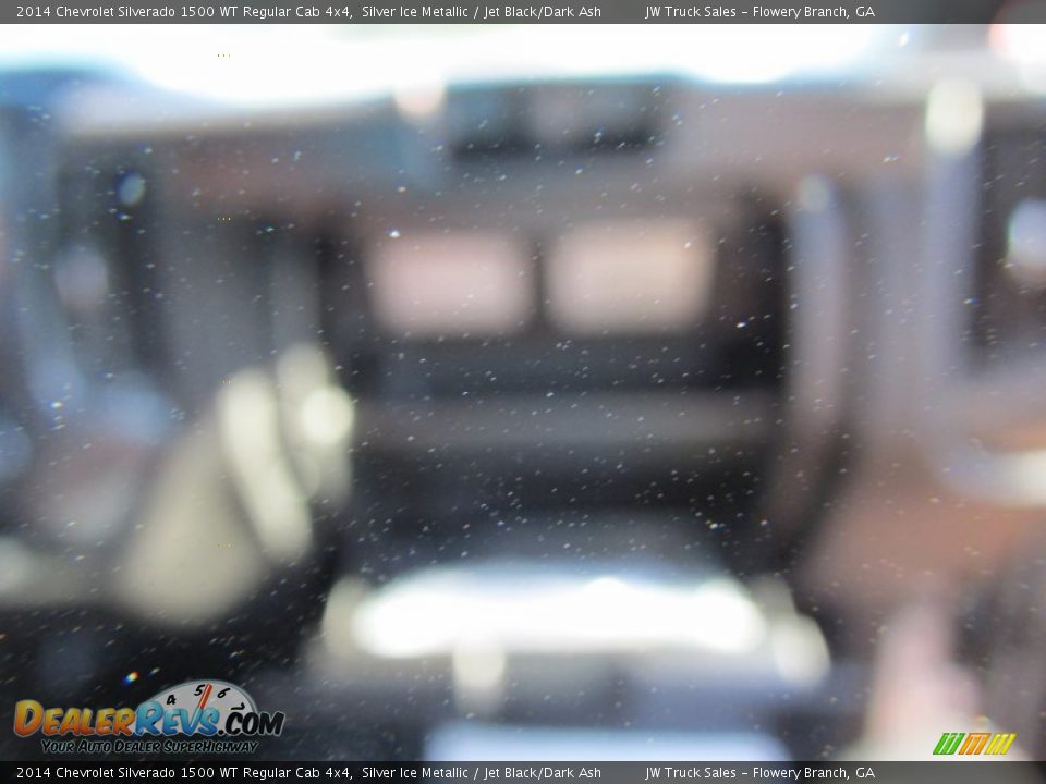2014 Chevrolet Silverado 1500 WT Regular Cab 4x4 Silver Ice Metallic / Jet Black/Dark Ash Photo #23