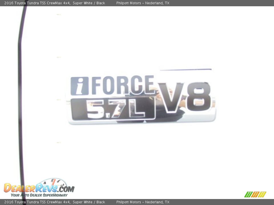 2016 Toyota Tundra TSS CrewMax 4x4 Super White / Black Photo #14