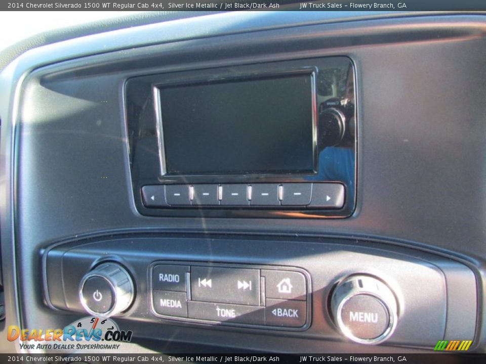 2014 Chevrolet Silverado 1500 WT Regular Cab 4x4 Silver Ice Metallic / Jet Black/Dark Ash Photo #26