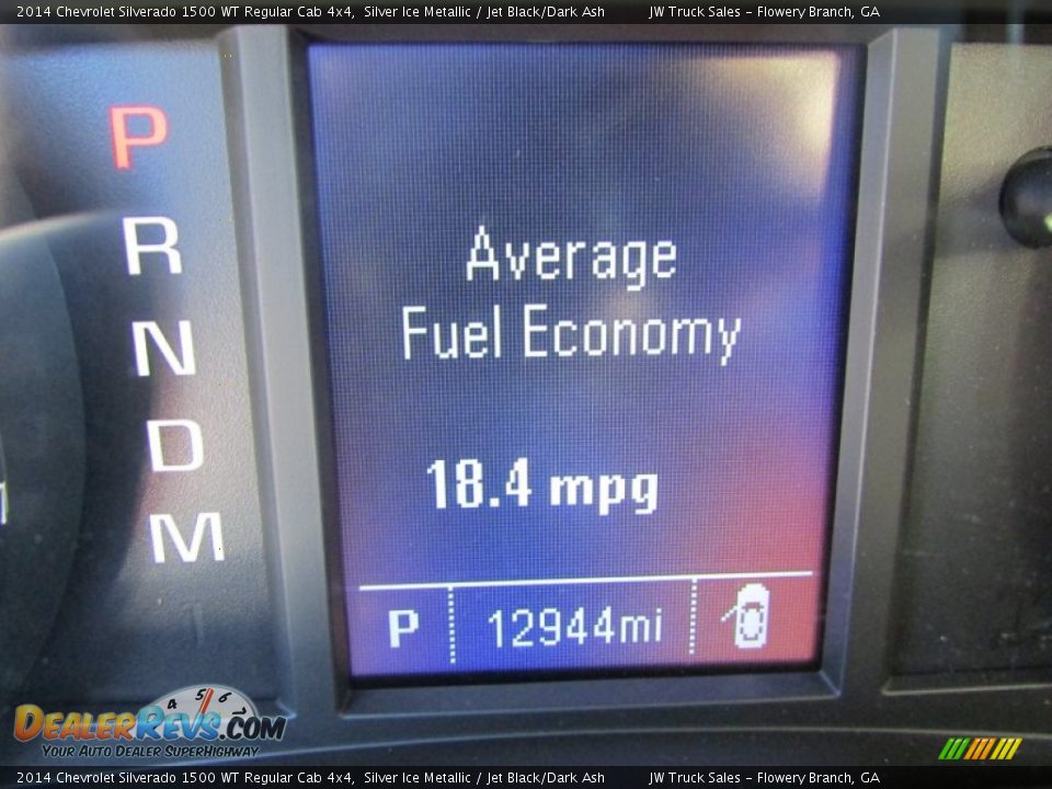 2014 Chevrolet Silverado 1500 WT Regular Cab 4x4 Silver Ice Metallic / Jet Black/Dark Ash Photo #31