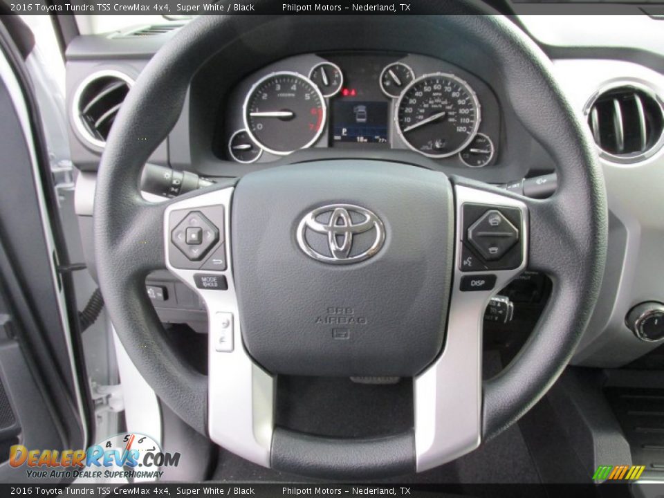 2016 Toyota Tundra TSS CrewMax 4x4 Super White / Black Photo #33