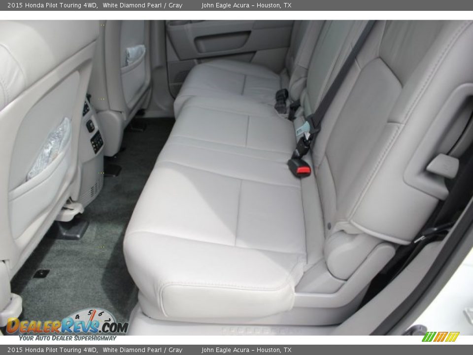 2015 Honda Pilot Touring 4WD White Diamond Pearl / Gray Photo #18