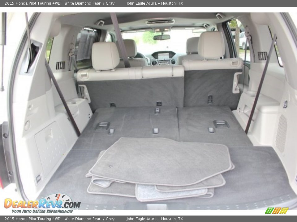2015 Honda Pilot Touring 4WD White Diamond Pearl / Gray Photo #20