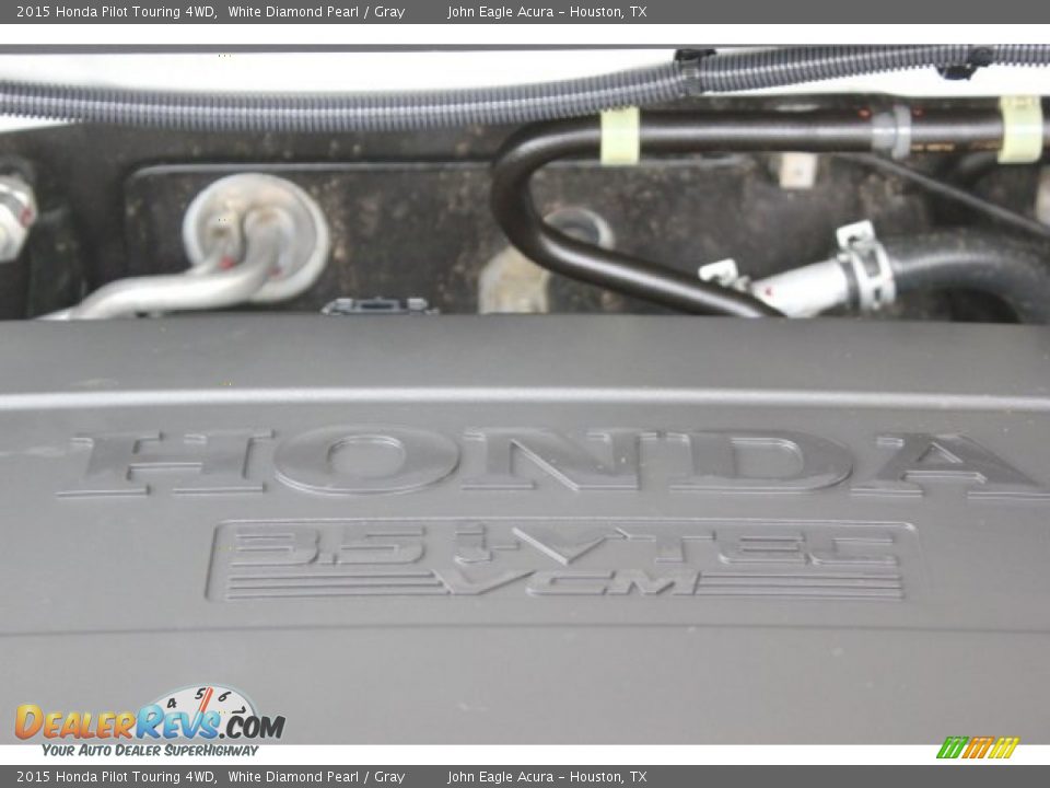 2015 Honda Pilot Touring 4WD White Diamond Pearl / Gray Photo #30
