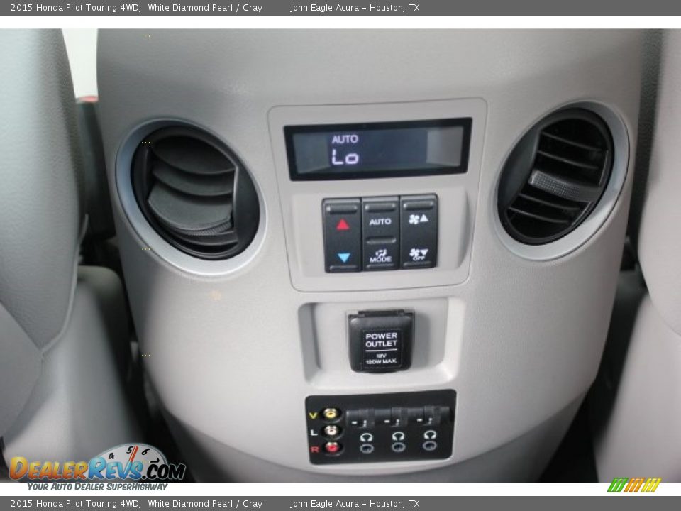 2015 Honda Pilot Touring 4WD White Diamond Pearl / Gray Photo #33