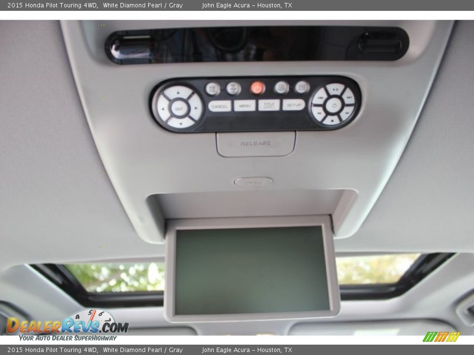2015 Honda Pilot Touring 4WD White Diamond Pearl / Gray Photo #34