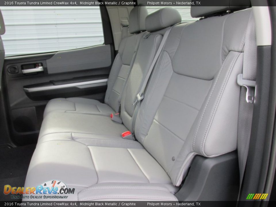2016 Toyota Tundra Limited CrewMax 4x4 Midnight Black Metallic / Graphite Photo #20