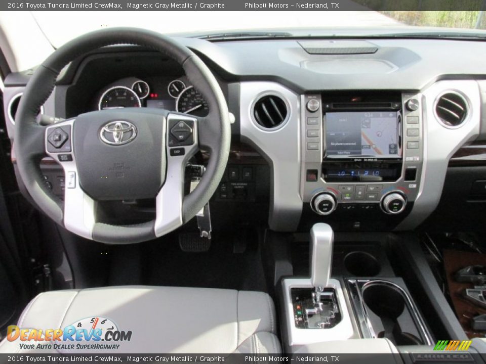 Dashboard of 2016 Toyota Tundra Limited CrewMax Photo #25